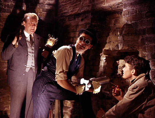 Walter Giller (Mitte), Peter Kraus (rechts) in "Kein Engel ist so rein" (1960)