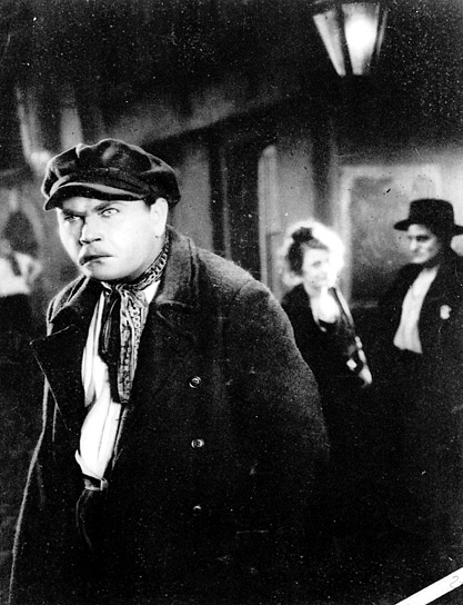 Oskar Homolka (links) in "Dirnentragödie" (1927)