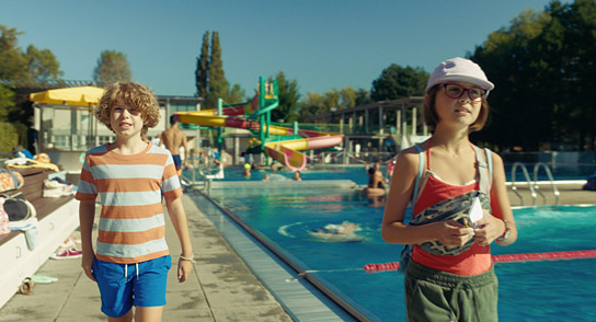 Jossi Jantschitsch, Nora Reidinger (v.l.n.r.) in "Neue Geschichten vom Franz" (2023)