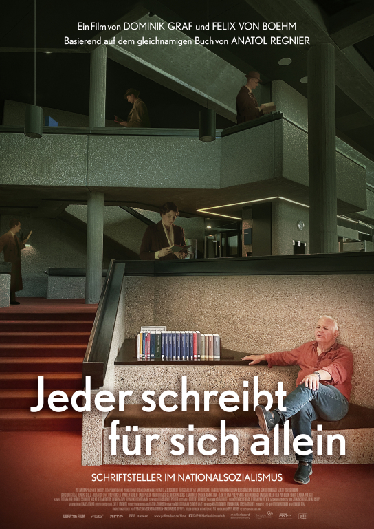 Filmplakat von "Jeder schreibt für sich allein" (2023)