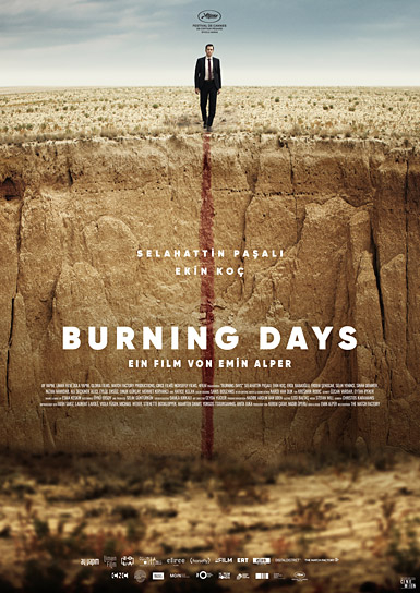 Filmplakat von "Burning Days" (2022)