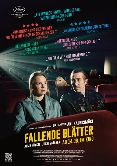  Filmplakat von "Fallende Blätter" (2023)