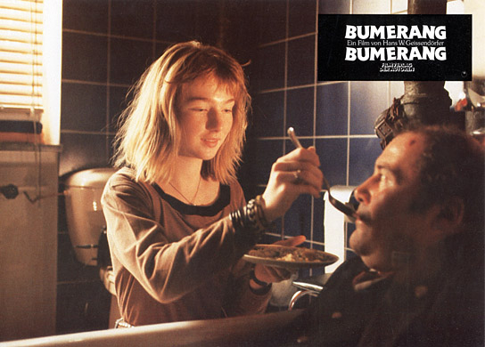 Katja Studt, Lambert Hamel (v.l.n.r.) in "Bumerang - Bumerang" (1989)