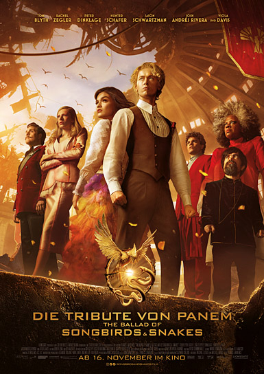 Filmplakat von "Die Tribute von Panem - The Ballad of Songbirds and Snakes" (2023