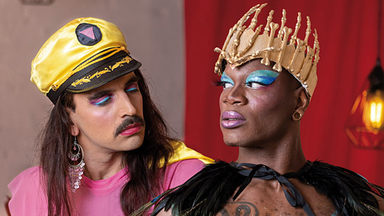 Tchivett, Bishop Black (v.l.n.r.) in "Captain Faggotron Saves the Universe"
