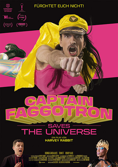 Filmplakat von "Captain Faggotron Saves the Universe" (2023)