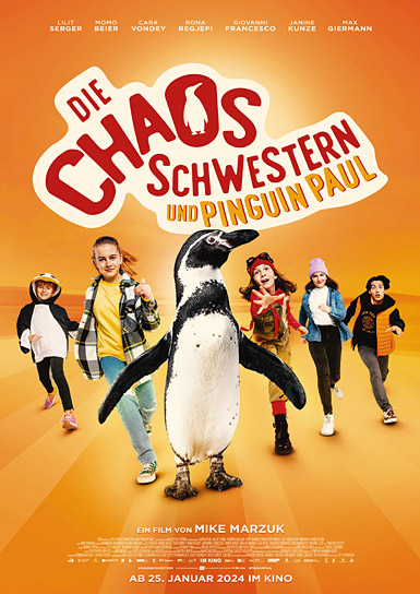 Filmplakat von "Die Chaosschwestern und Pinguin Paul" (2024)