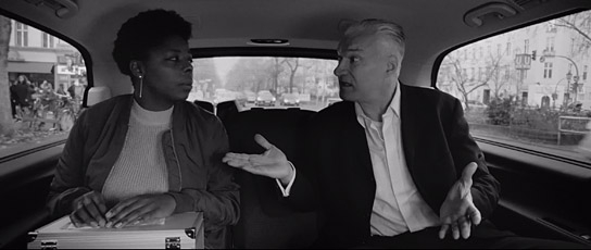 Dela Dabulamanzi, Emilio De Marchi (v.l.n.r.) in "The Woddafucka Thing" (2023)