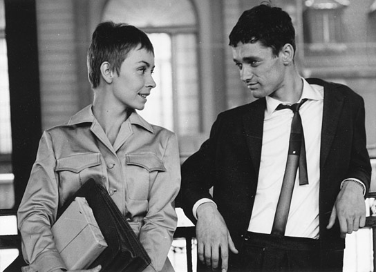 Jutta Hoffmann, Peter Reusse (v.l.n.r.) in "Denk bloß nicht, ich heule" (1965)