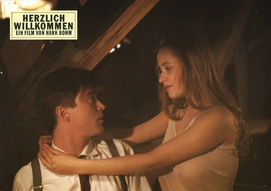 Uwe Bohm, Anna Thalbach (v.l.n.r.) in "Herzlich willkommen" (1990)