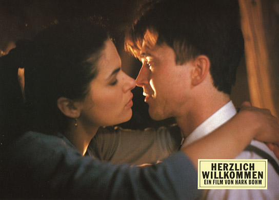 Barbara Auer, Uwe Bohm (v.l.n.r.) in "Herzlich willkommen" (1990)