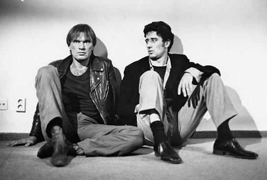 Burkhard Driest, Rolf Zacher (v.l.n.r.) in "Endstation Freiheit" (1980)