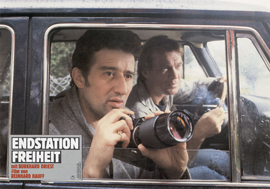 Rolf Zacher, Burkhard Driest (v.l.n.r.) in "Endstation Freiheit" (1980)