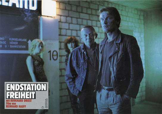 Kurt Raab, Burkhard Driest (vorne, v.l.n.r.) in "Endstation Freiheit" (1980)