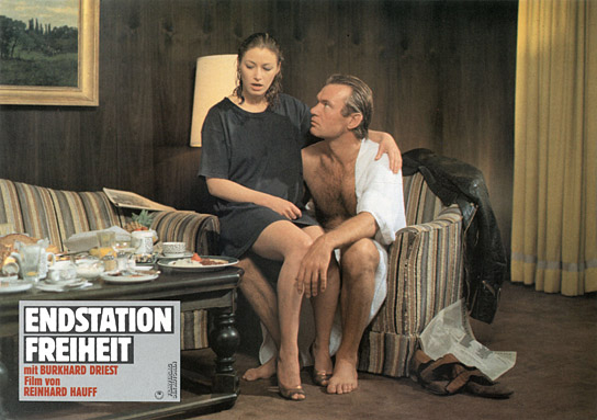 Katja Rupé, Burkhard Driest (v.l.n.r.) in "Endstation Freiheit" (1980)