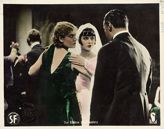 Alice Roberts, Louise Brooks, Fritz Kortner (v.l.n.r.) in "Die Büchse der Pandora" (1929)