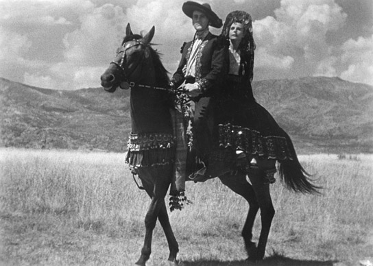 Bernhard Minetti, Leni Riefenstahl (v.l.n.r.) in "Tiefland" (1944/1953)