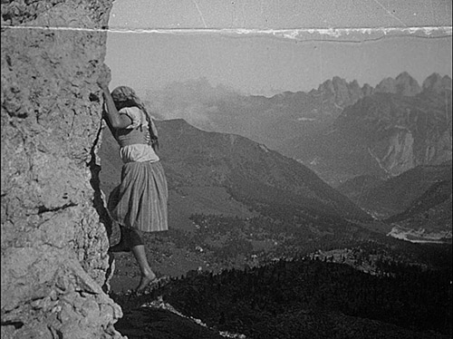 Leni Riefenstahl in "Der große Sprung" (1927)
