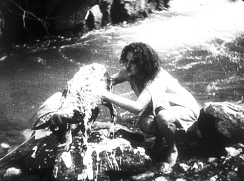 Leni Riefenstahl in "Der große Sprung" (1927)