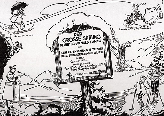 Filmplakat von "Der große Sprung" (1927)
