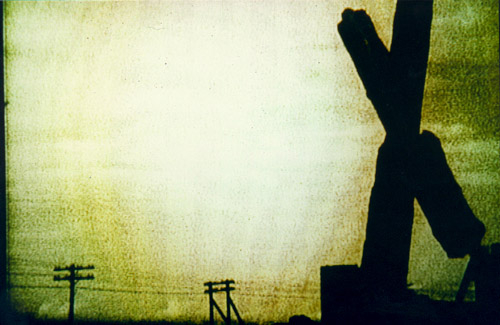 Schachtanlage im ehemaligen sowjetischen Arbeitslager Workuta in "Jahre der Kälte" (1994)