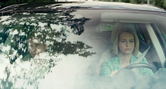 Magdalena Cielecka, Marta Nieradkiewicz (v.l.n.r.) in "Anxiety" (2023)