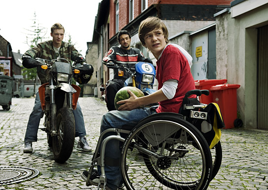 Jacob Matschenz, Oktay Özdemir, Fabian Halbig (v.l.n.r.) in "Die Vorstadtkrokodile" (2009)