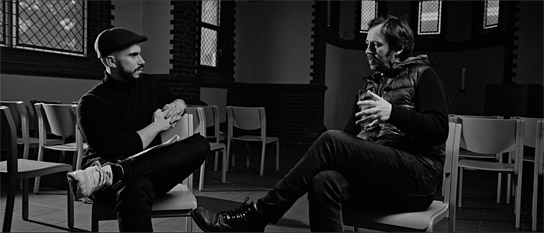 Moritz Terwesten, Eric Wrede (v.l.n.r.) in "Sterben ohne Gott" (2025)