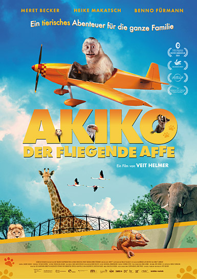 Filmplakat von "Akiko, der fliegende Affe" (2024)