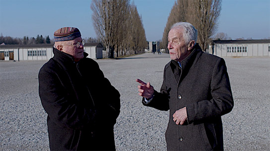 Dr. Gerd Holzheimer, Dr. Helmut Hörger (v.l.n.r.) bei den Dreharbeiten zu "Ein stummer Hund will ich nicht sein" (2025)