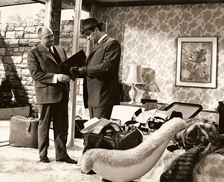 Rolf Hoppe, Alfred Struwe (v.l.n.r.) in "Tod eines Millionärs" (1971)