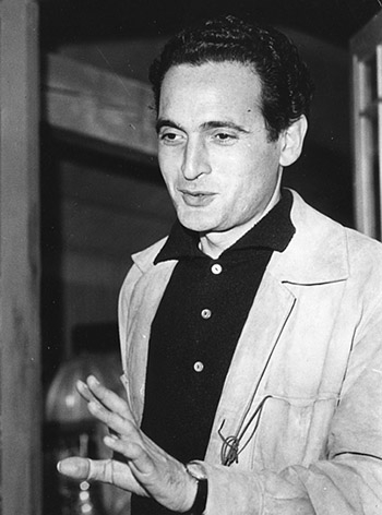 Imo Moszkowicz am Set von "Max - der Taschendieb" (1962)