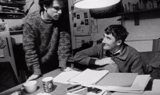 Fred Frith (rechts) in "Step Across the Border" (1990)