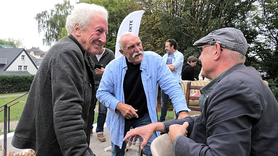 Günter Baby Sommer (vorne Mitte) in "Von der Elbe an den Niederrhein" (2023)