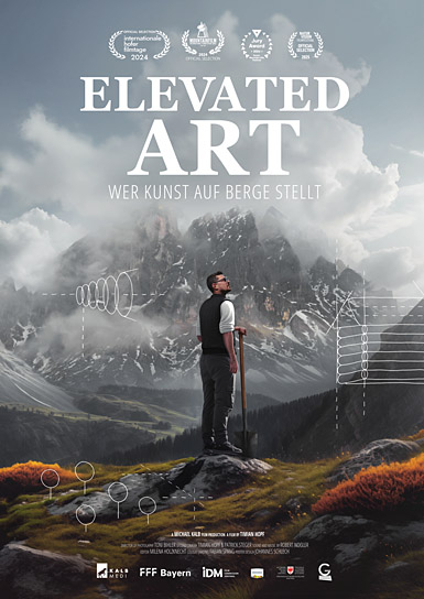 Filmplakat von "Elevated Art - Wer Kunst auf Berge stellt" (2024)