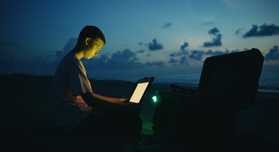 Sandra Guldberg Kampp in "Electric Child" (2024)