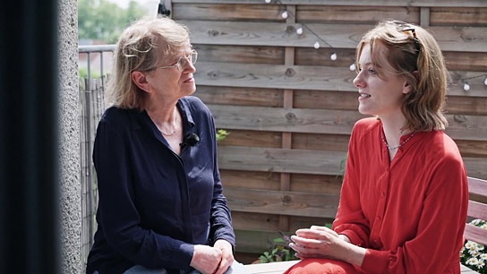 Ingrid Bahß, Anna Bahß (v.l.n.r.) in "Anna & Oma" (2025)