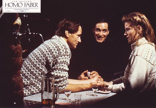 Sam Shepard (links), Barbara Sukowa (rechts) in "Homo Faber" (1990)