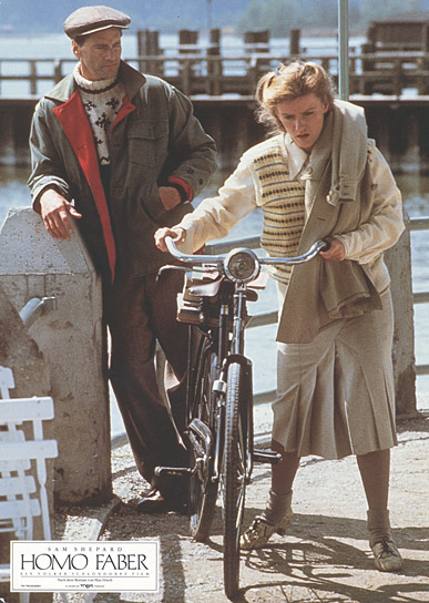 Sam Shepard, Barbara Sukowa (v.l.n.r.) in "Homo Faber" (1990)