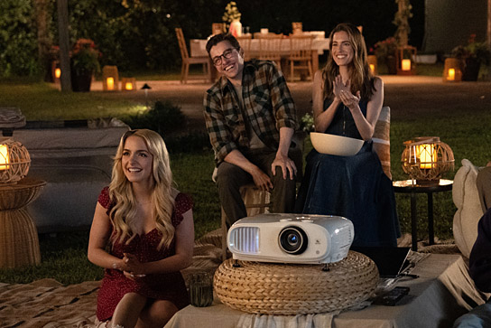 Mckenna Grace, Dave Franco, Allison Williams (v.l.n.r.) in "All das Ungesagte zwischen uns - Regretting You" (2025)