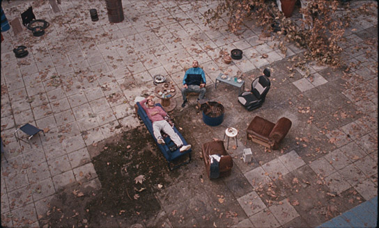 Aram Sabbah, Mahmood Bakri (v.l.n.r.) in "To A Land Unknown"