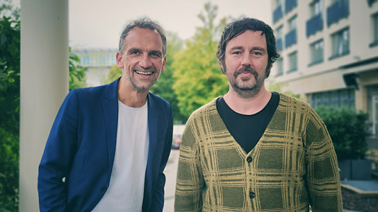 Michael Schwarz, Eric Wrede (v.l.n.r.) ("Der Tod ist ein Arschloch", 2024)