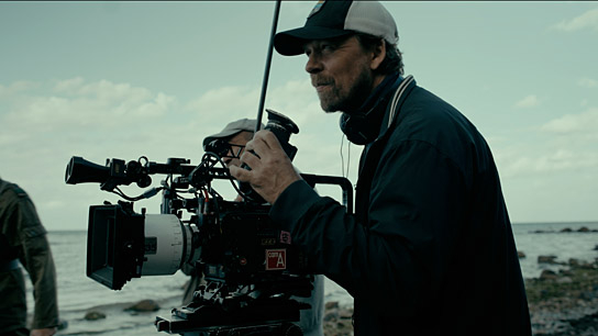 Lars Jessen bei den Dreharbeiten zu "Jetzt. Wohin. - Meine Reise mit Robert Habeck" (2025)