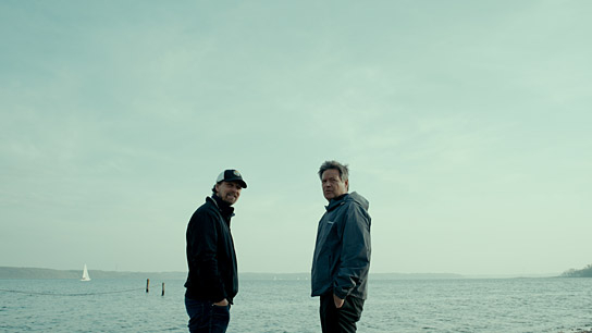 Lars Jessen, Robert Habeck (v.l.n.r.) in "Jetzt. Wohin. - Meine Reise mit Robert Habeck" (2025)