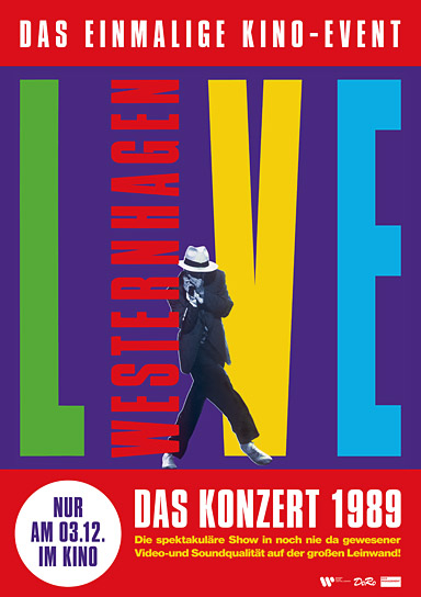 Filmplakat von "Westernhagen LIVE - Das Konzert 1989" (1989)