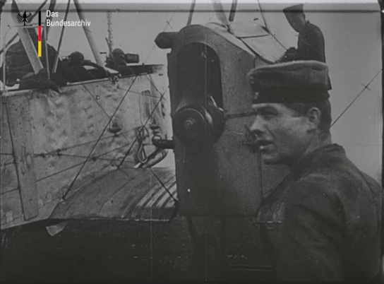 Screenshot aus "Kriegsflieger an der Westfront"; Quelle: Bundesarchiv, DIF