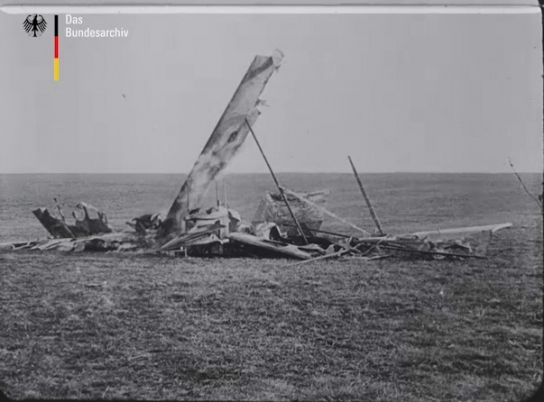 Screenshot aus "Kriegsflieger an der Westfront"; Quelle: Bundesarchiv, DIF