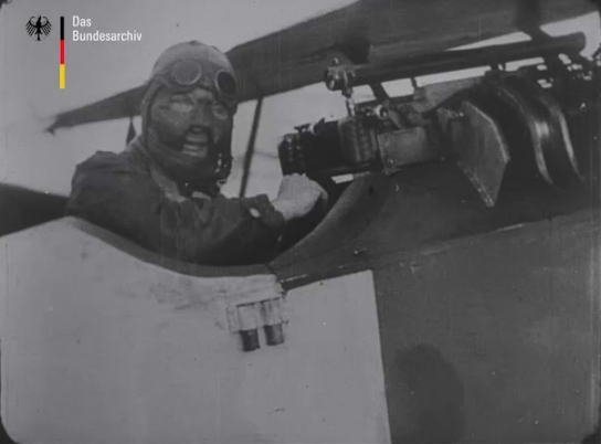 Screenshot aus "Kriegsflieger an der Westfront"; Quelle: Bundesarchiv, DIF
