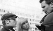 Volker Schlöndorff, Anita Pallenberg, Franz Rath (v.l.n.r.) bei den Dreharbeiten zu "Mord und Totschlag" (1967)