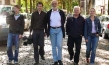 Hans-Georg Ullrich (Mitte), Detlef Gumm (2.v.r.), "Berlin - Ecke Bundesplatz" (1